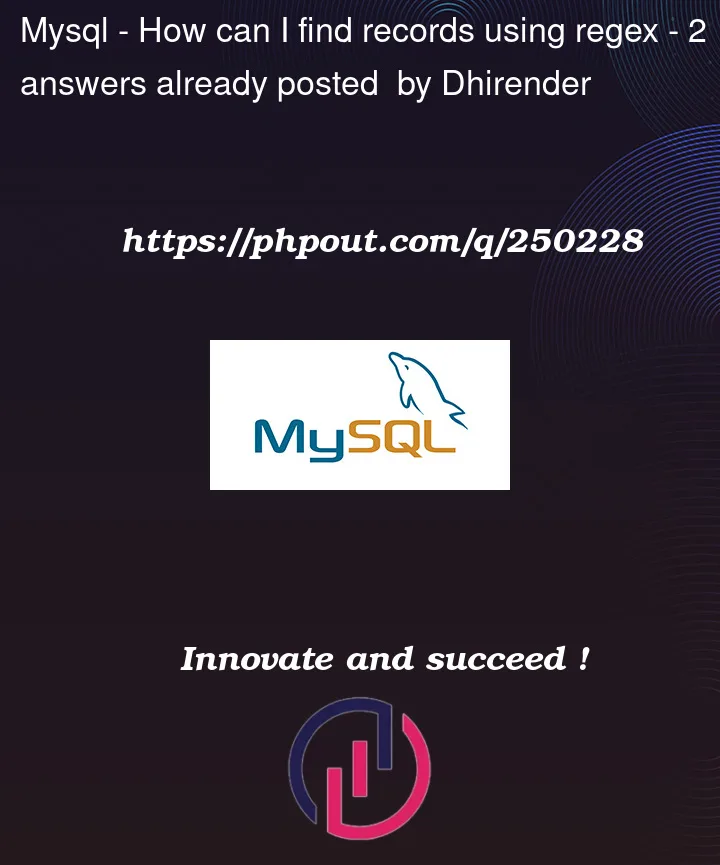 Question 250228 in Mysql