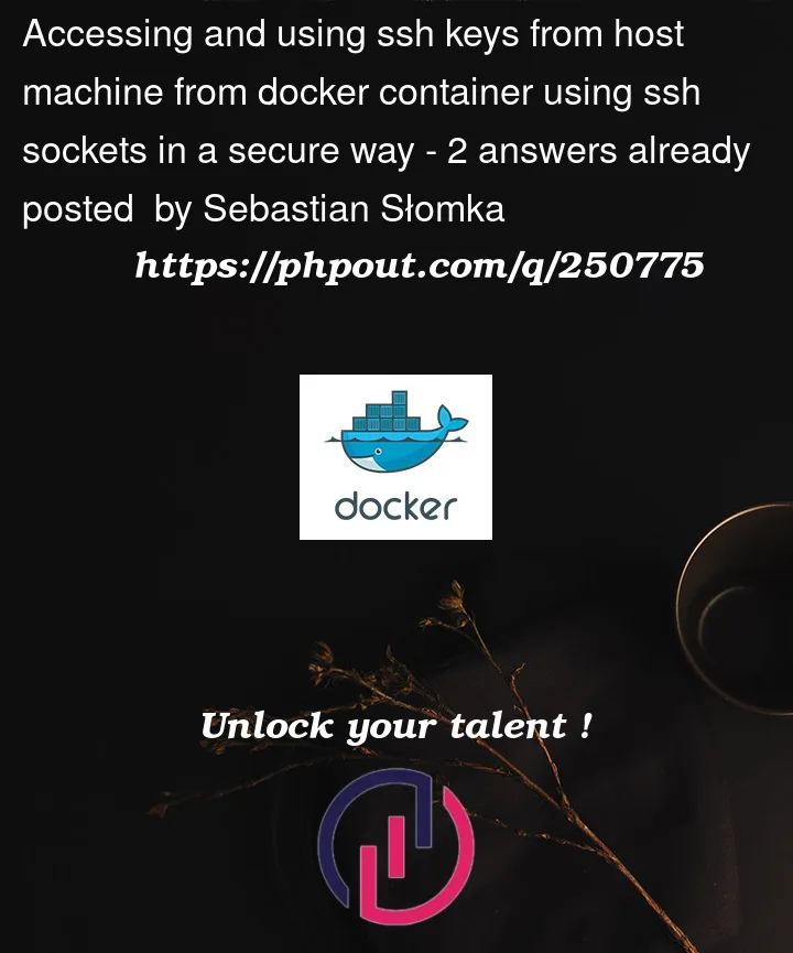 Question 250775 in Docker