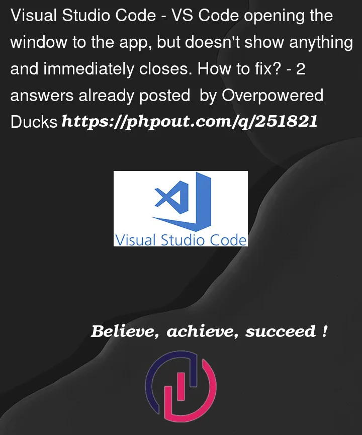 Question 251821 in Visual Studio Code