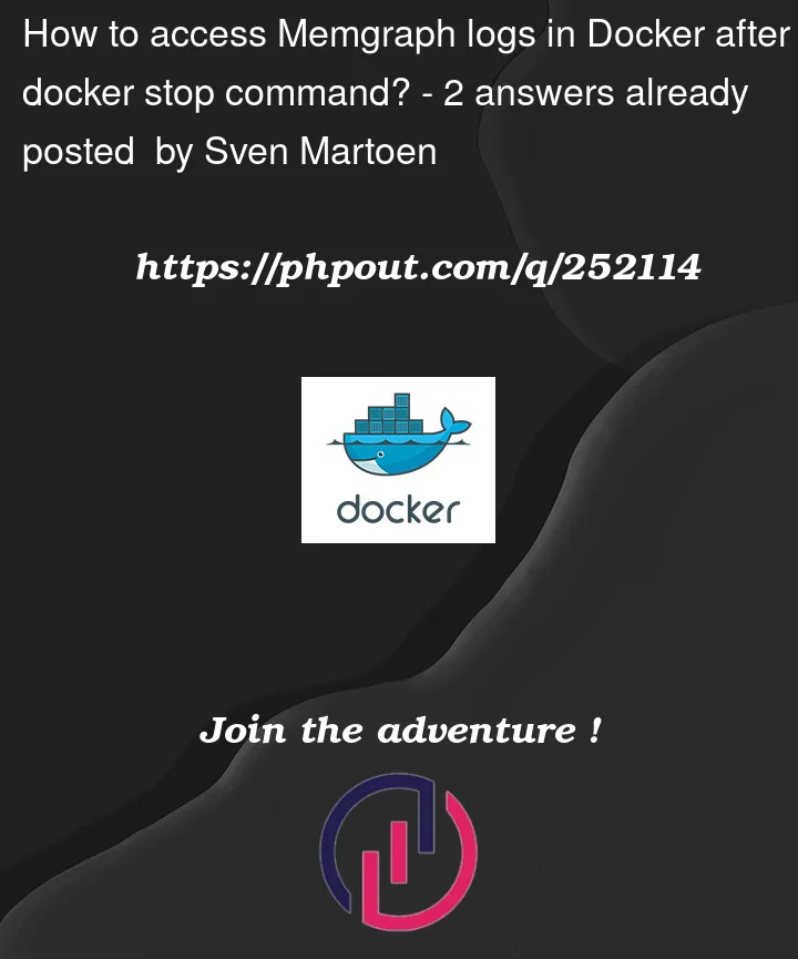 Question 252114 in Docker