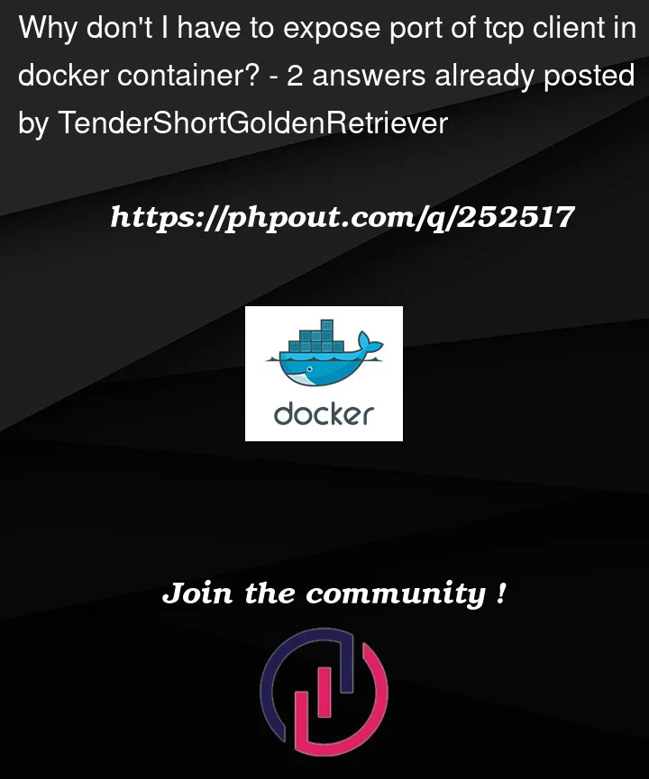 Question 252517 in Docker