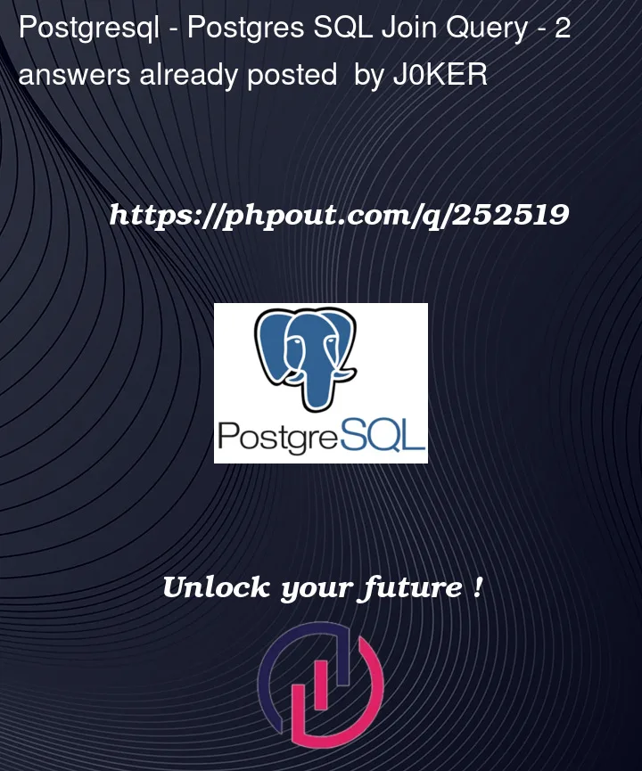 Question 252519 in PostgreSQL