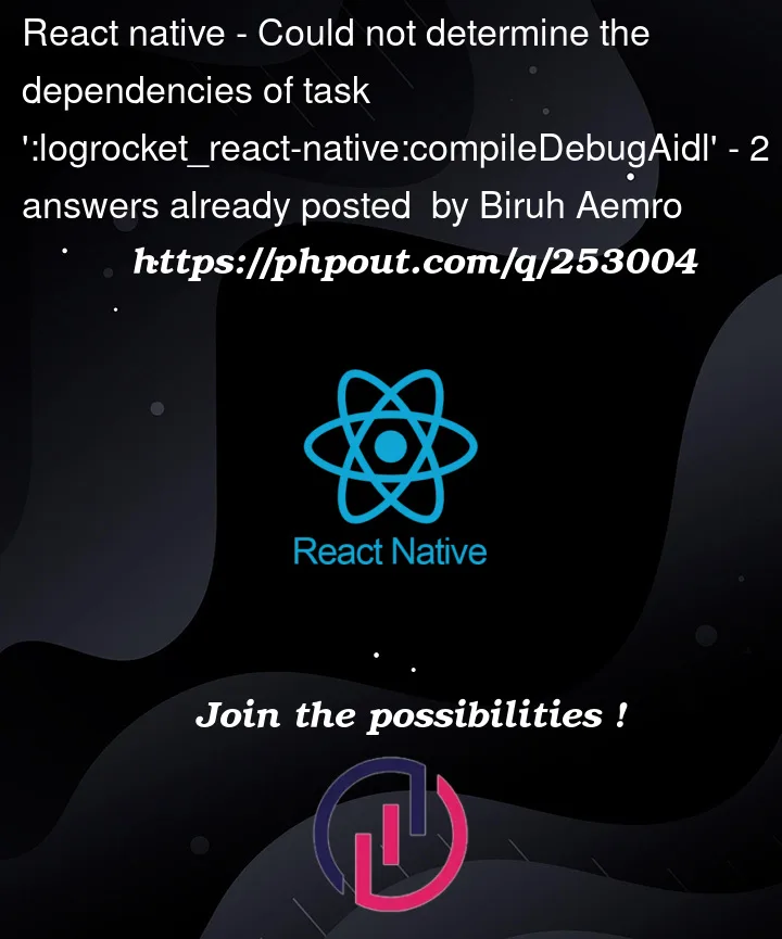 Question 253004 in React native