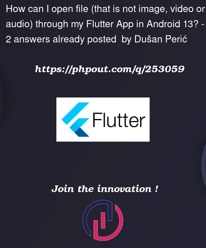 Question 253059 in Flutter