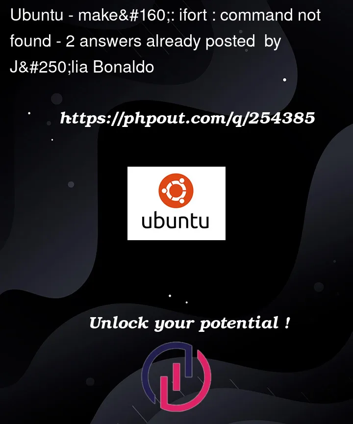 Question 254385 in Ubuntu