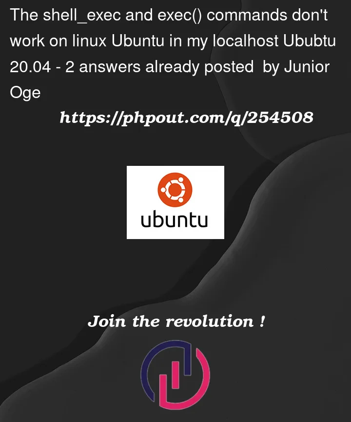 Question 254508 in Ubuntu