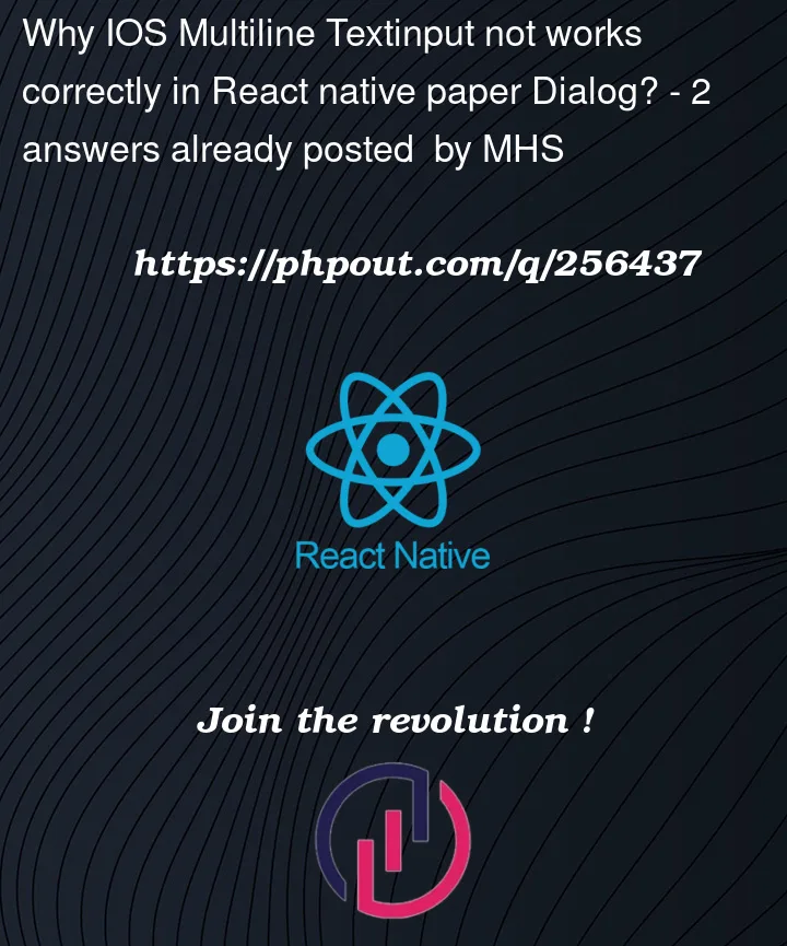 Question 256437 in React native