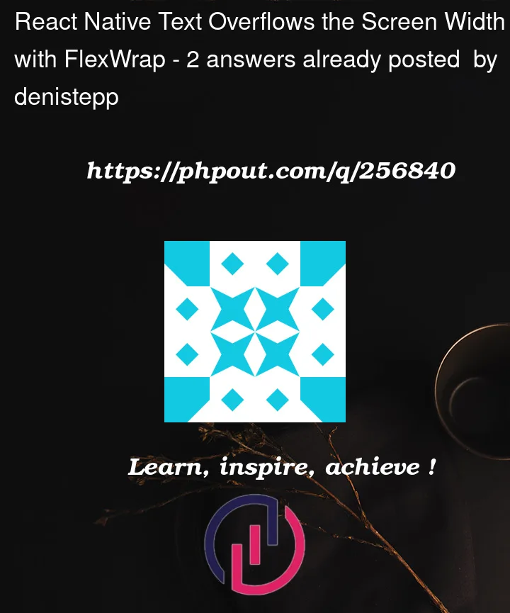 Question 256840 in React native