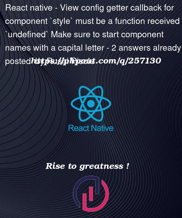 Question 257130 in React native