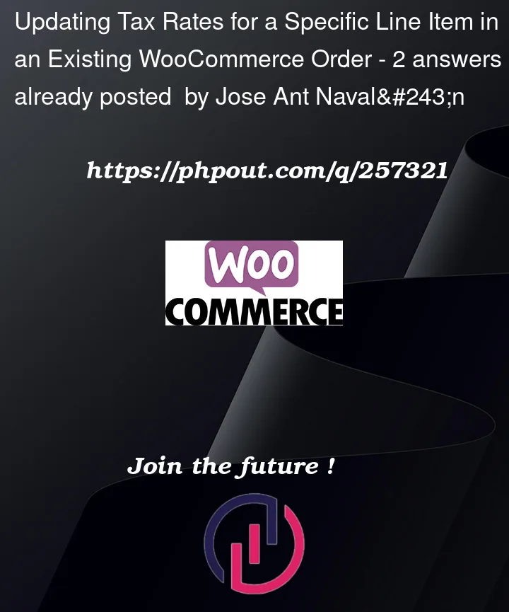 Question 257321 in Woocommerce