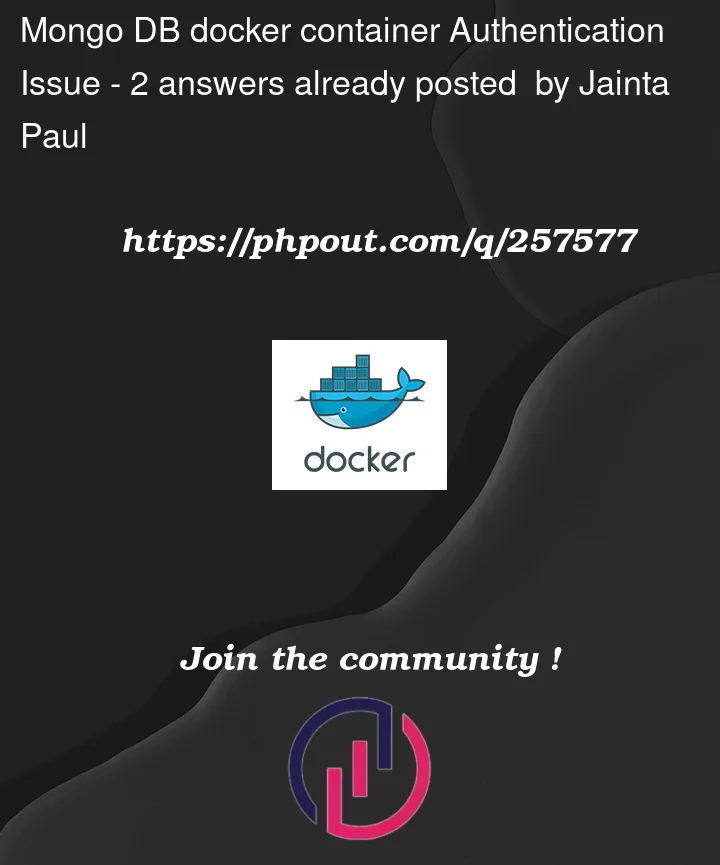 Question 257577 in Docker