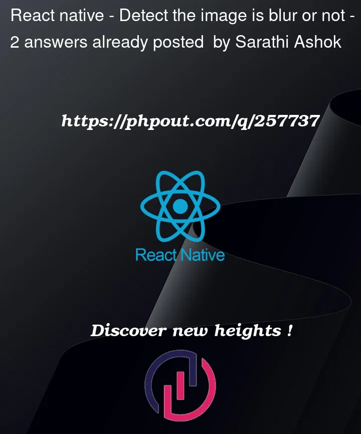 Question 257737 in React native