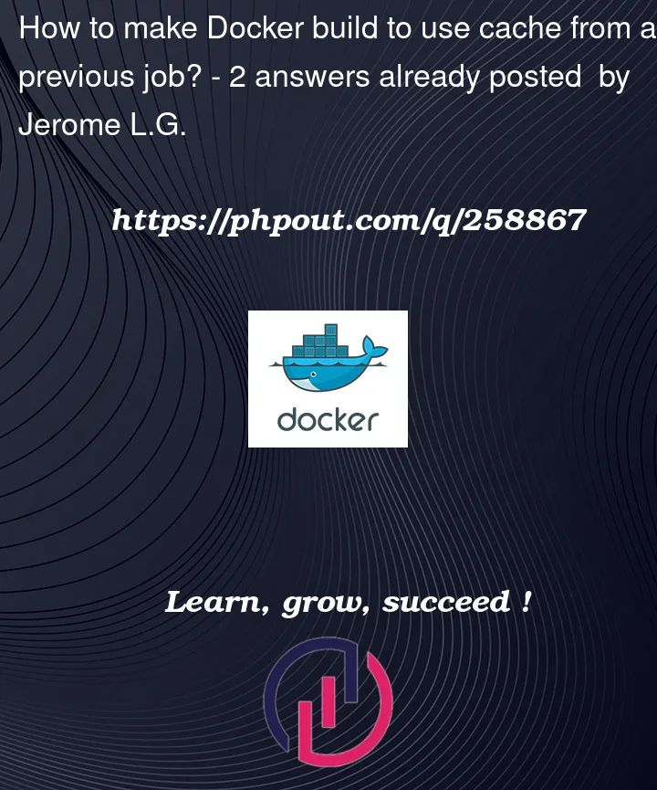 Question 258867 in Docker