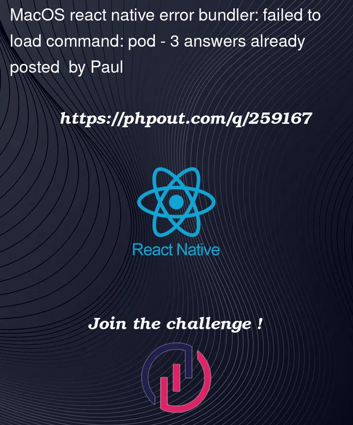 Question 259167 in React native