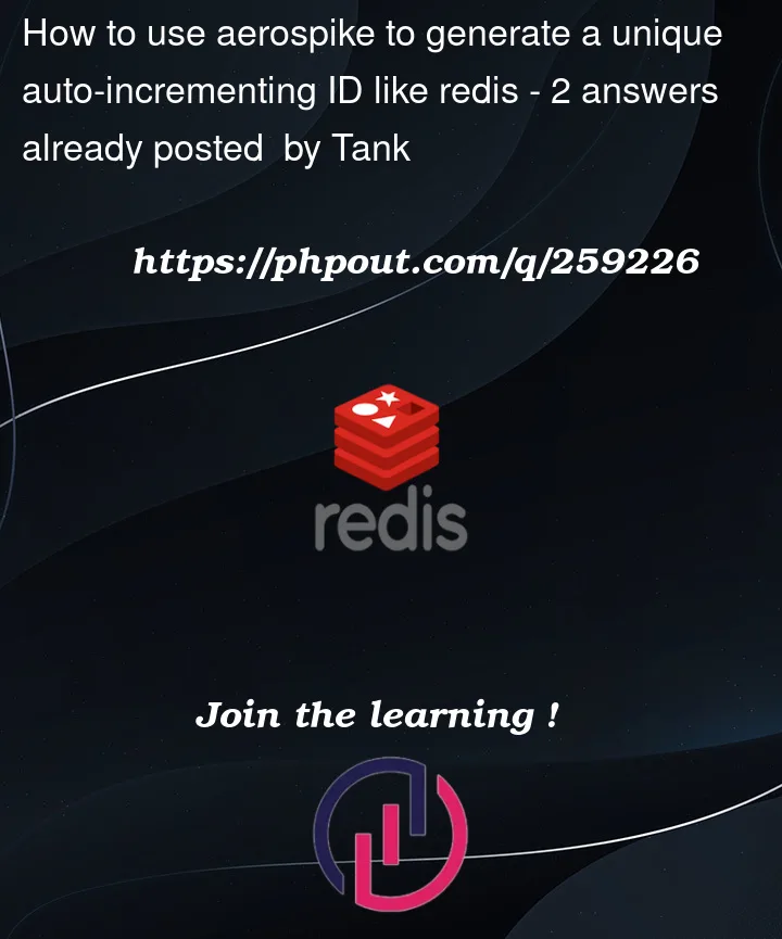 Question 259226 in Redis