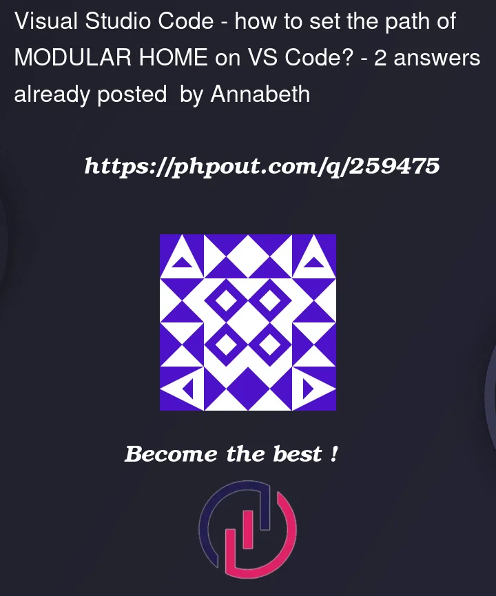 Question 259475 in Visual Studio Code