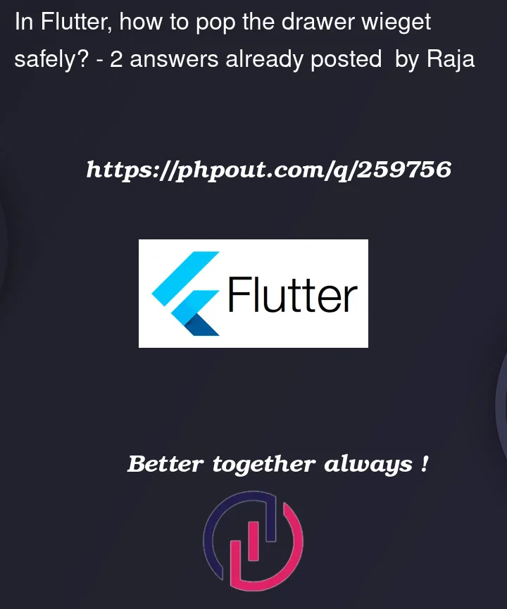 Question 259756 in Flutter