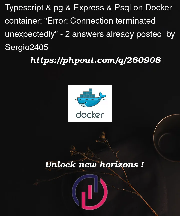 Question 260908 in Docker