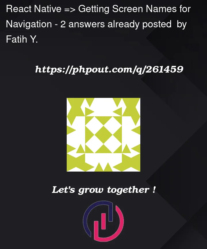 Question 261459 in React native