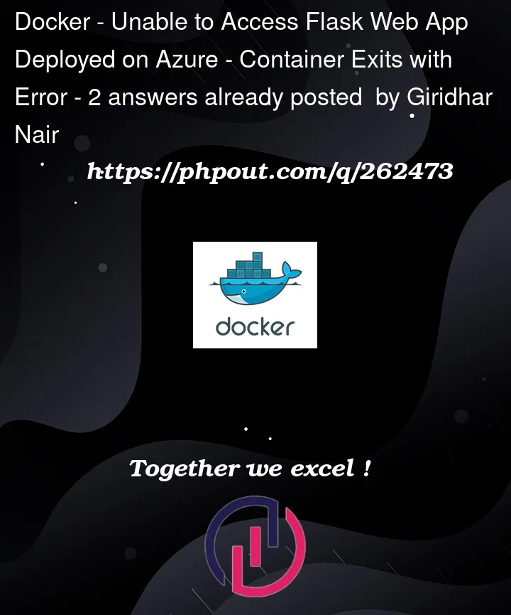 Question 262473 in Docker