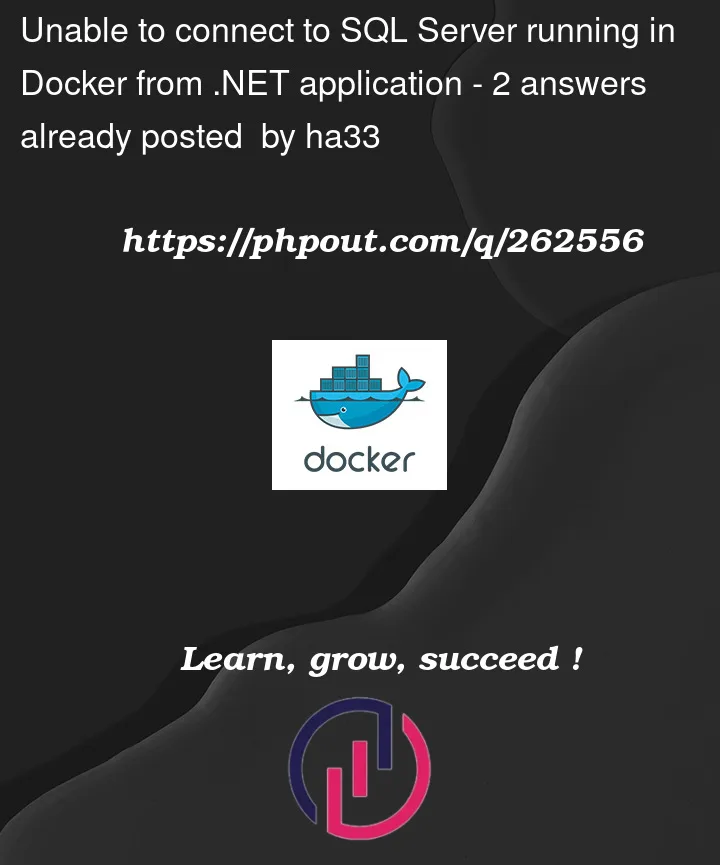 Question 262556 in Docker