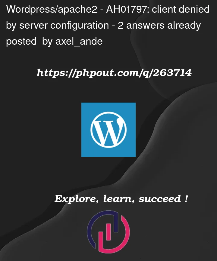 Question 263714 in Wordpress