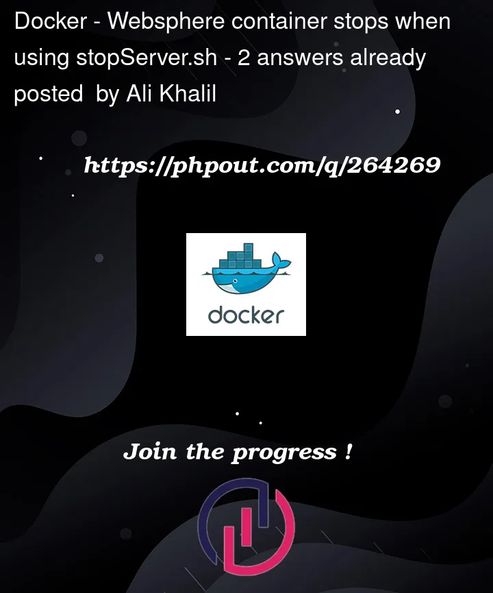 Question 264269 in Docker