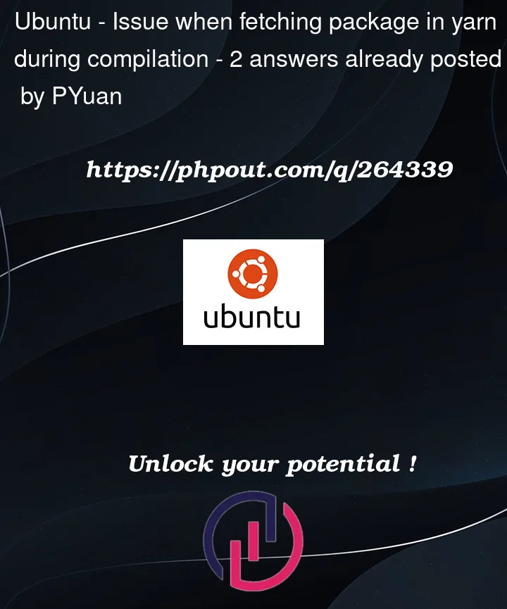 Question 264339 in Ubuntu