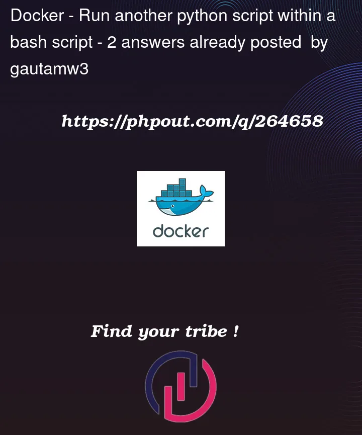 Question 264658 in Docker