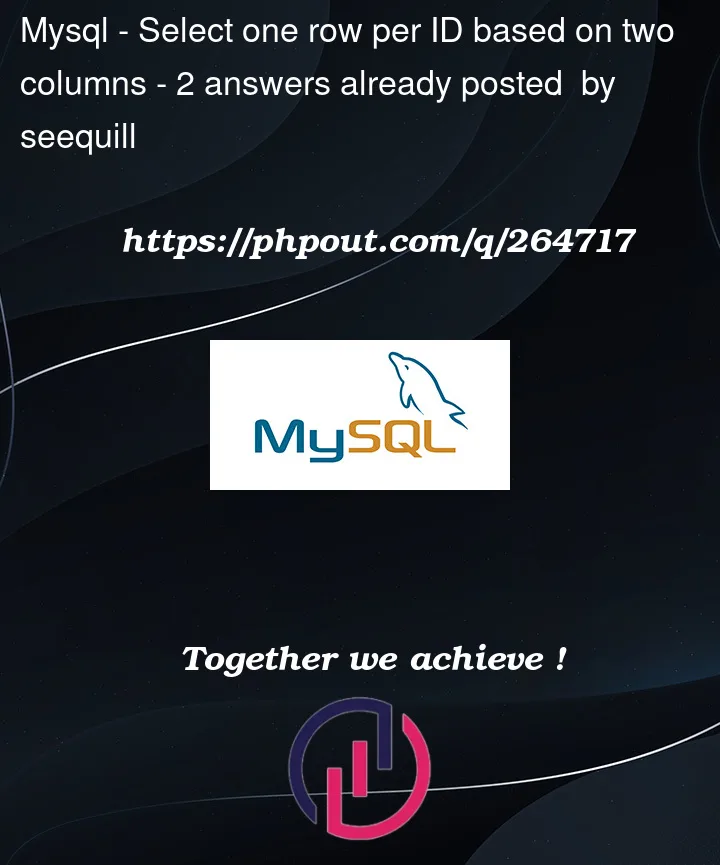 Question 264717 in Mysql