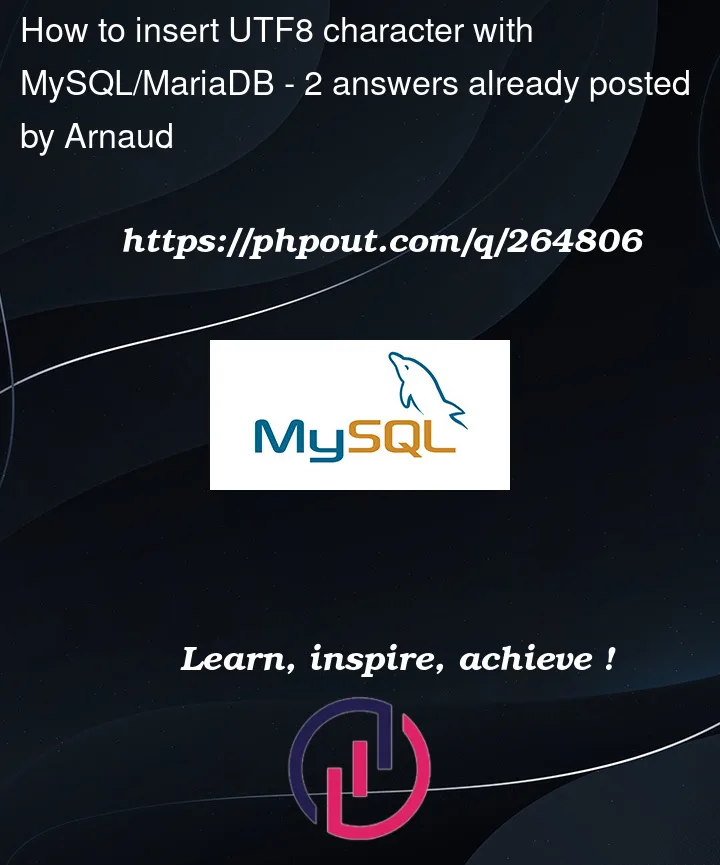 Question 264806 in Mysql