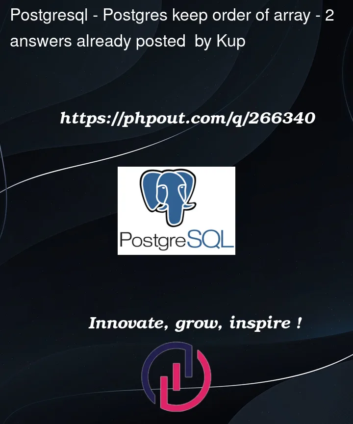 Question 266340 in PostgreSQL