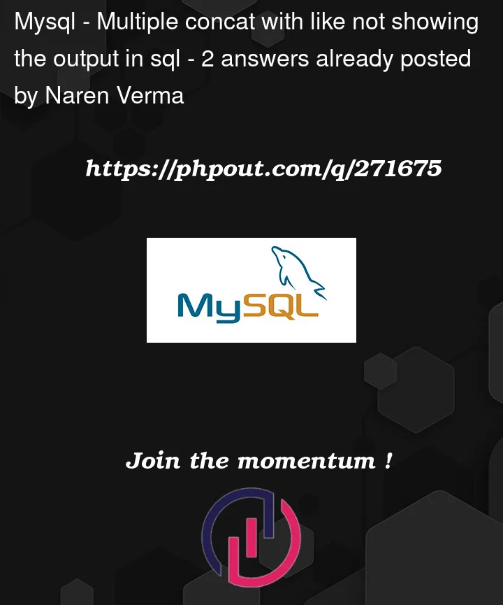 Question 271675 in Mysql