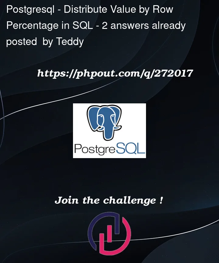 Question 272017 in PostgreSQL