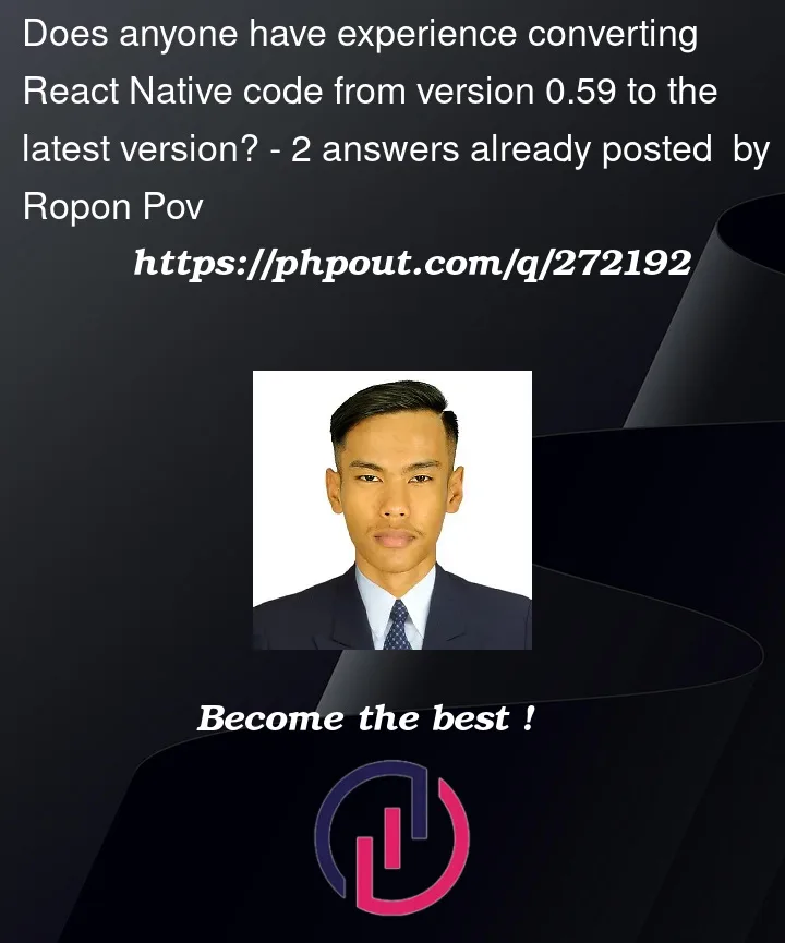 Question 272192 in React native
