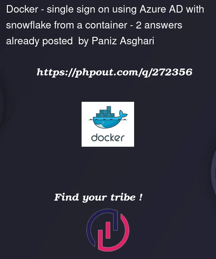 Question 272356 in Docker