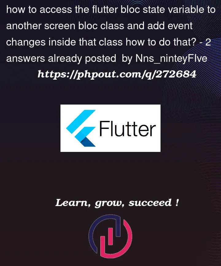 Question 272684 in Flutter