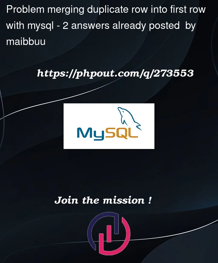 Question 273553 in Mysql