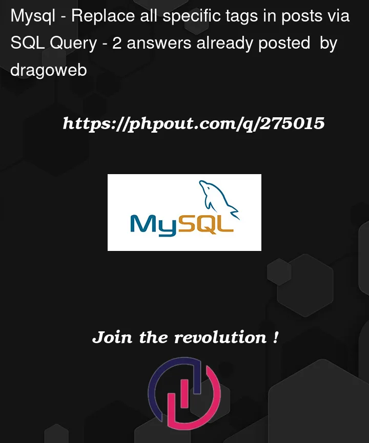 Question 275015 in Mysql