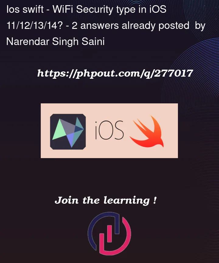 Question 277017 in IOS Swift