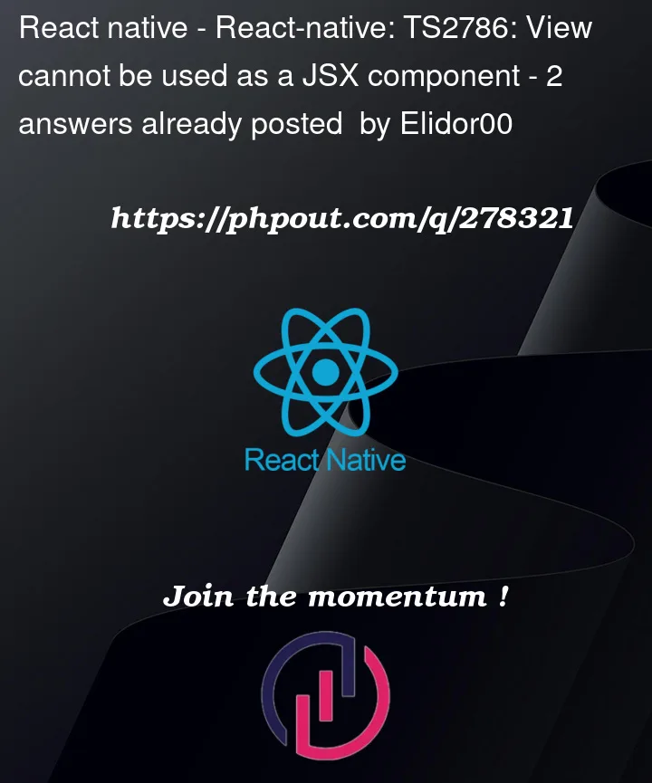 Question 278321 in React native
