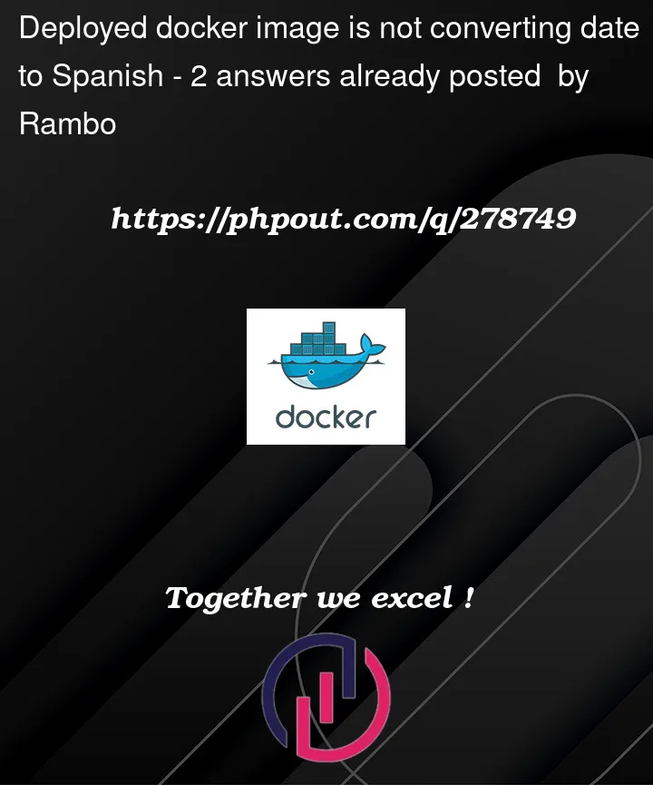 Question 278749 in Docker