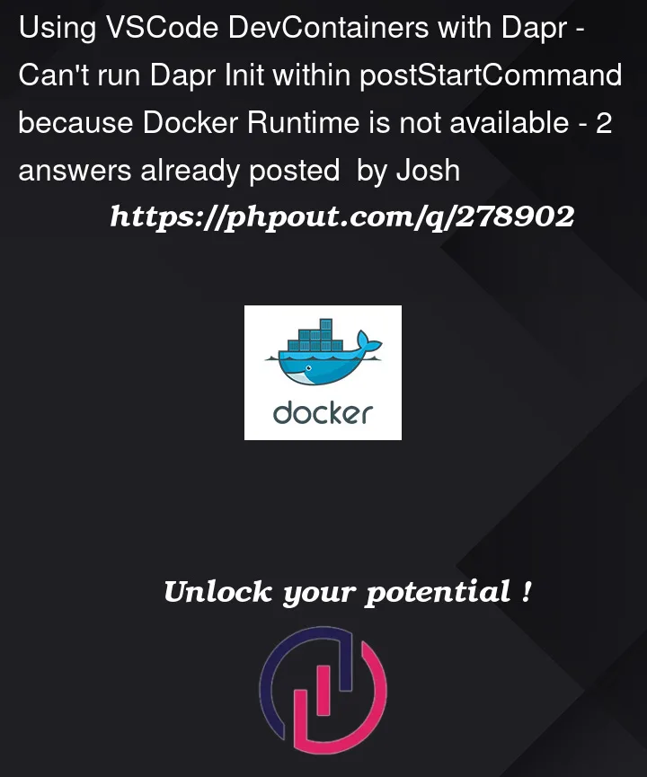 Question 278902 in Docker