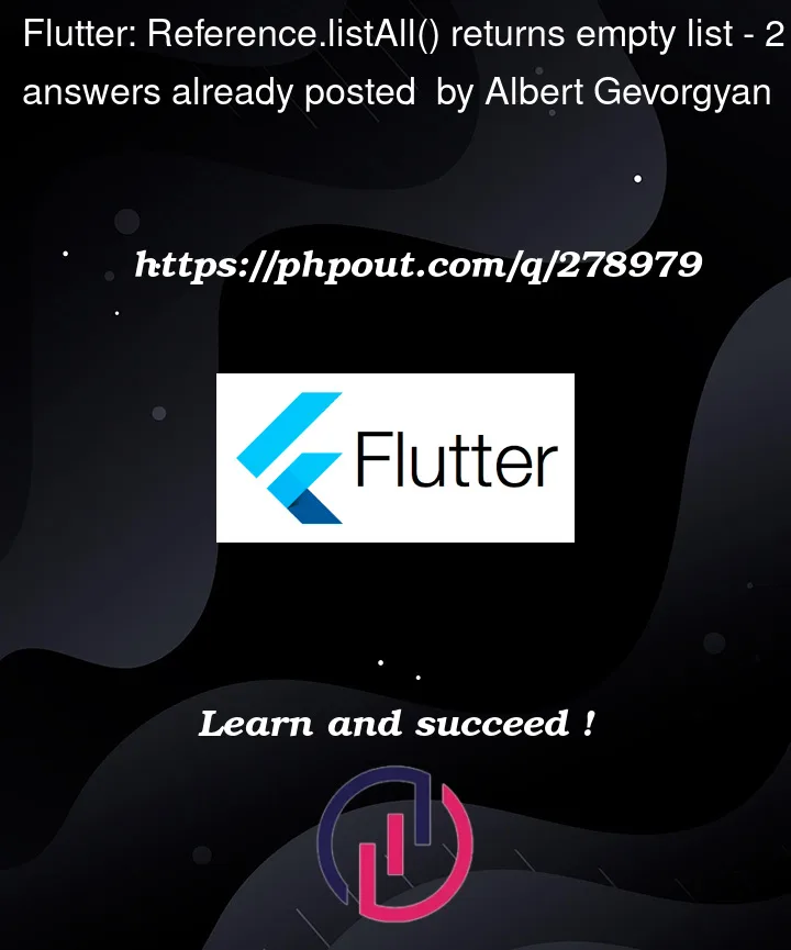 Question 278979 in Flutter