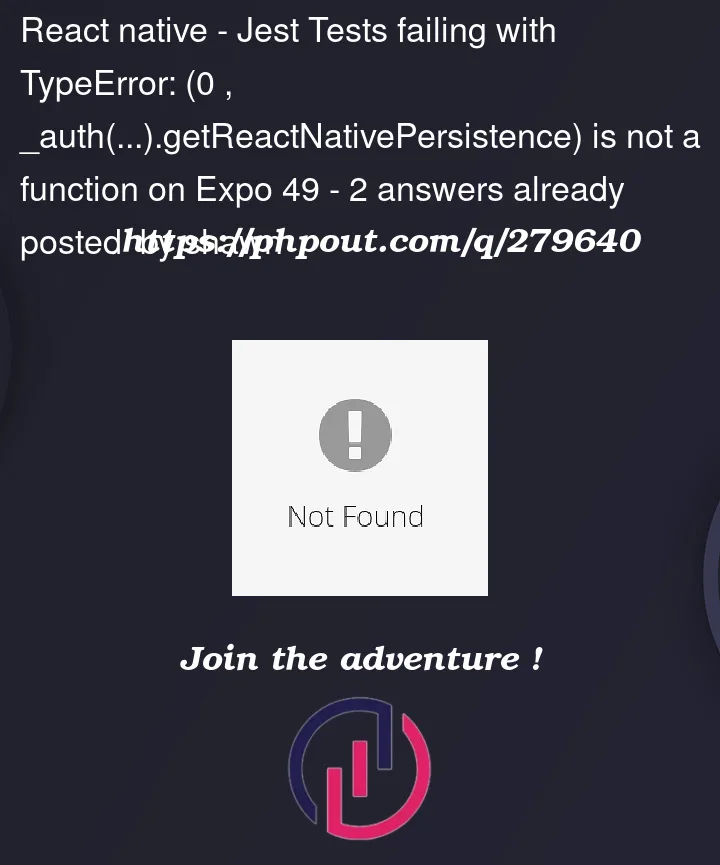Question 279640 in React native