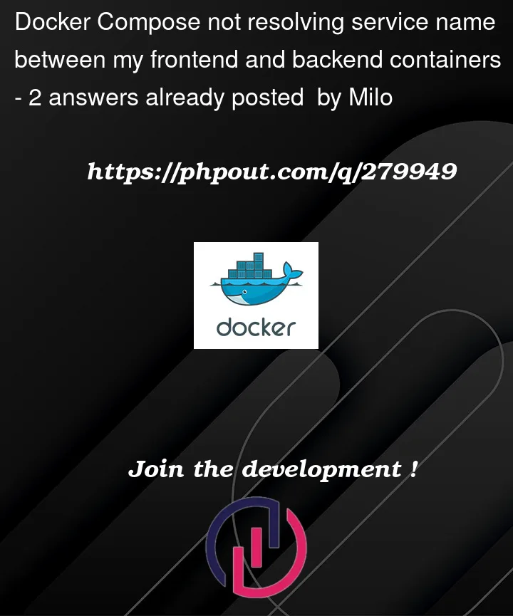 Question 279949 in Docker