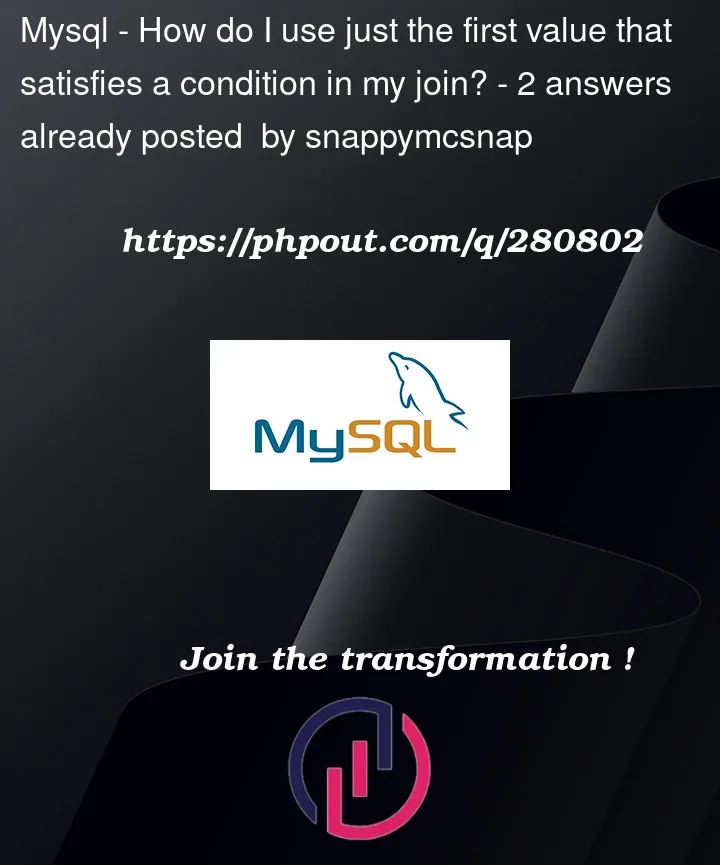 Question 280802 in Mysql