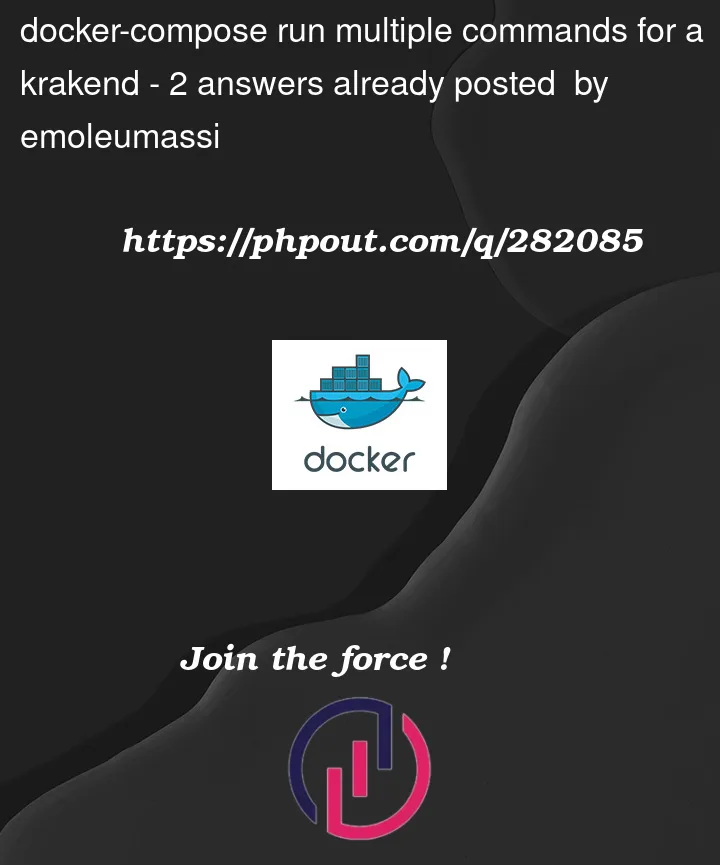 Question 282085 in Docker