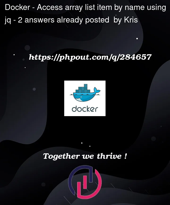 Question 284657 in Docker