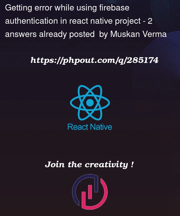 Question 285174 in React native